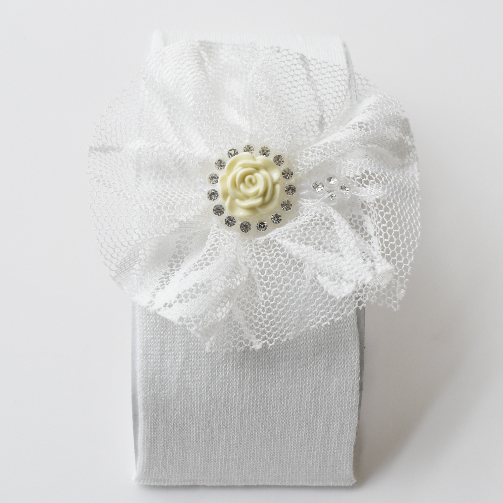 Baby White Rose Set
