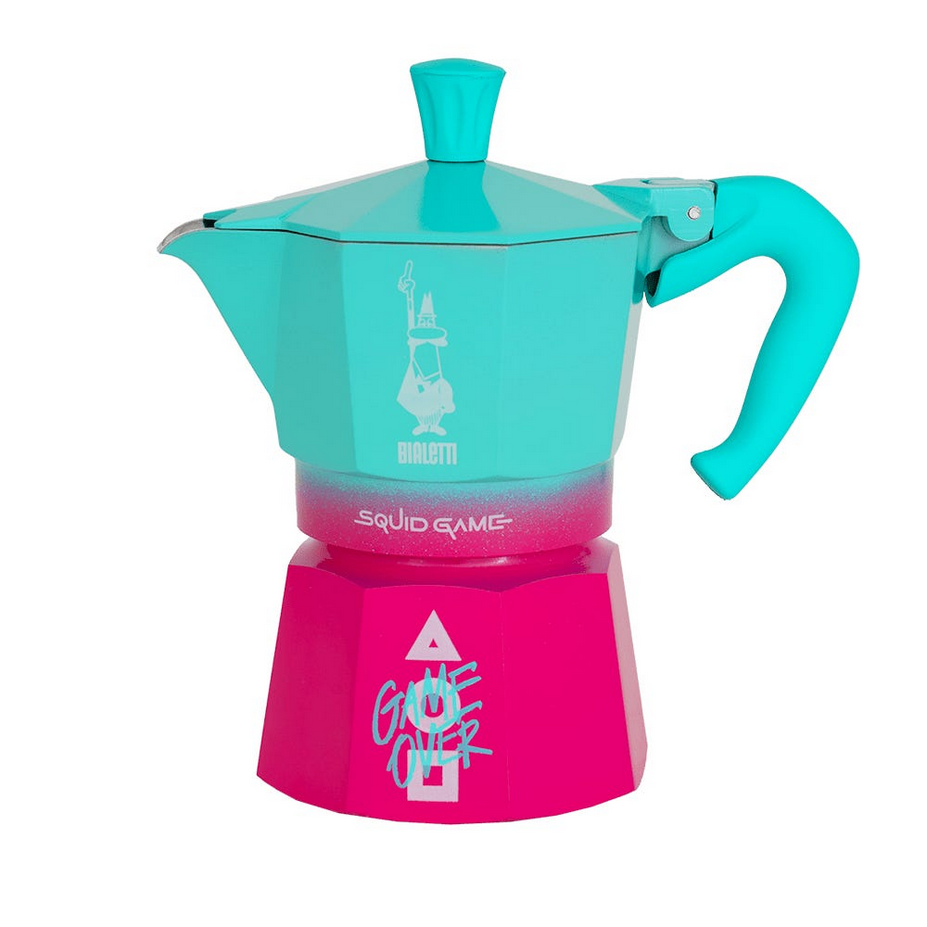 Bialetti Moka Express Squid Game Edition – 3 Cups | Limited Edition Italian Espresso Maker