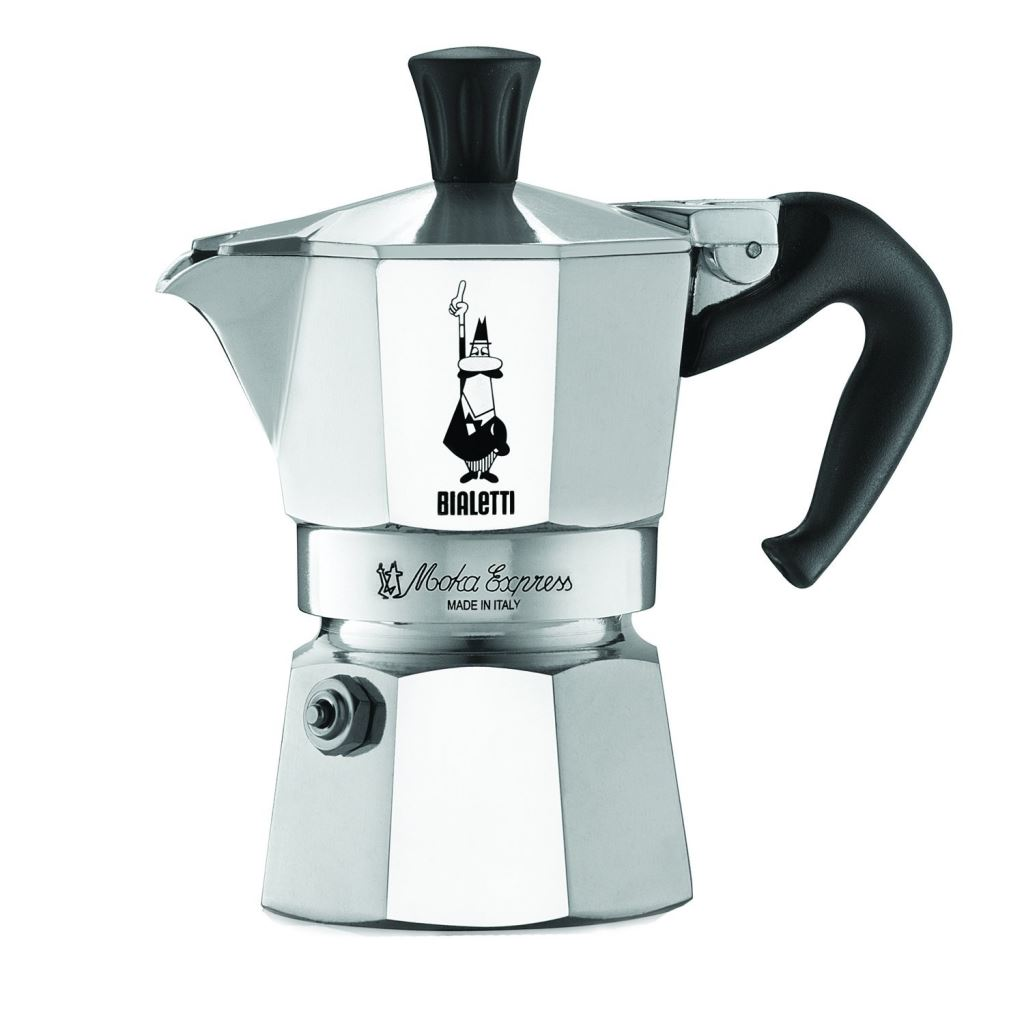 Bialetti Moka Express – 2 Cup Stovetop Espresso Maker (90 ml)