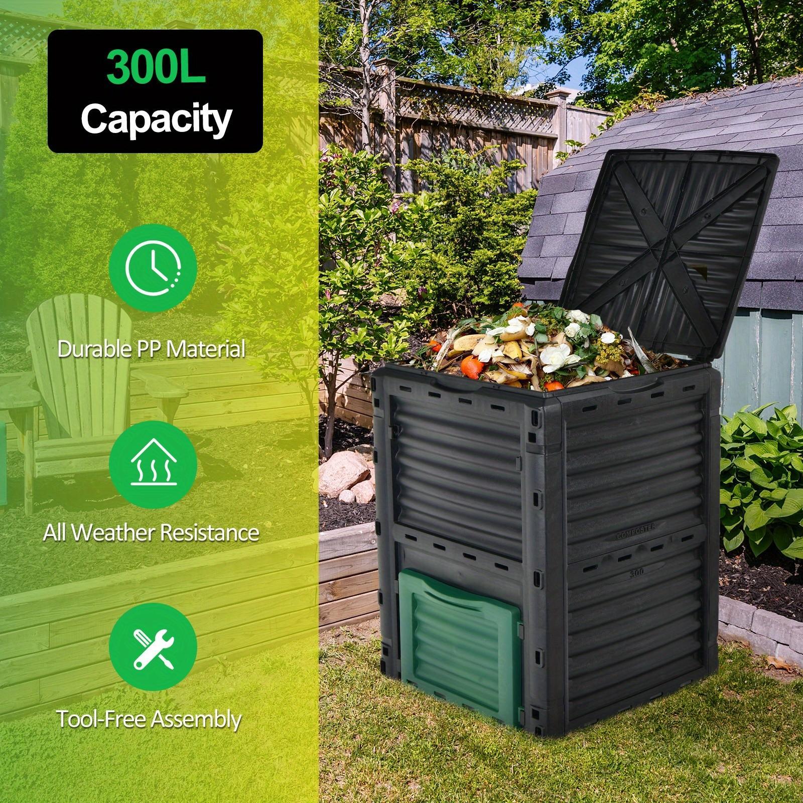Garden Compost Bin with Rotate Function