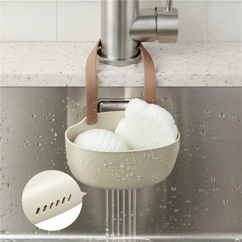 Adjustable Kitchen Sink Drain Rack Holder