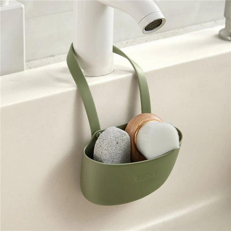 Adjustable Kitchen Sink Drain Rack Holder