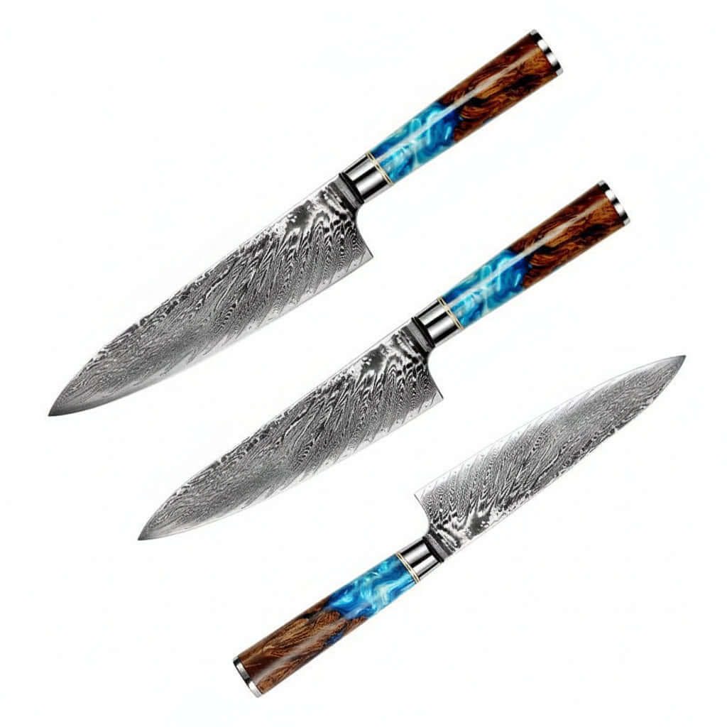 Damascus steel kitchen knife Pattern Kitchen Knife
