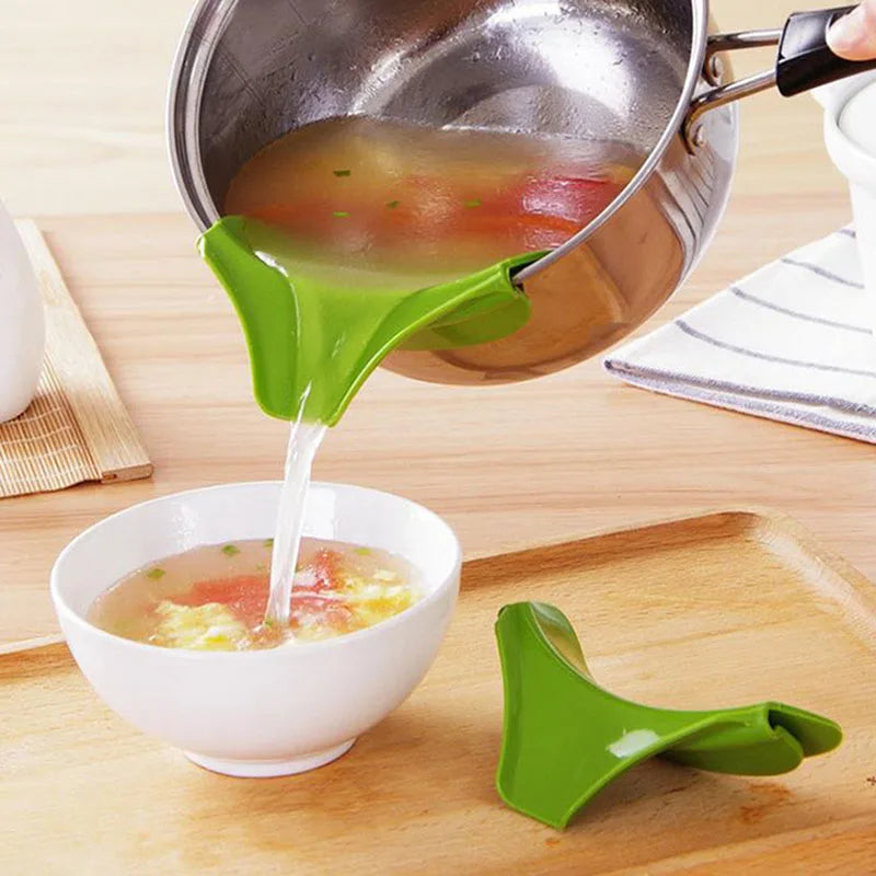 Kitchen Funnel with Anti-Splash Edge