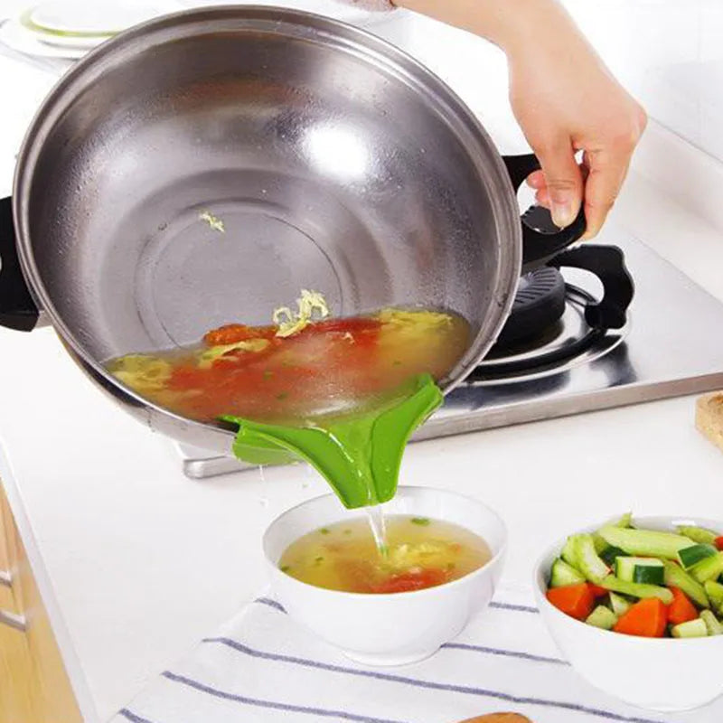 Kitchen Funnel with Anti-Splash Edge