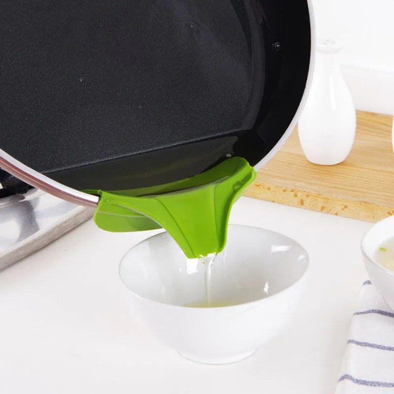 Kitchen Funnel with Anti-Splash Edge