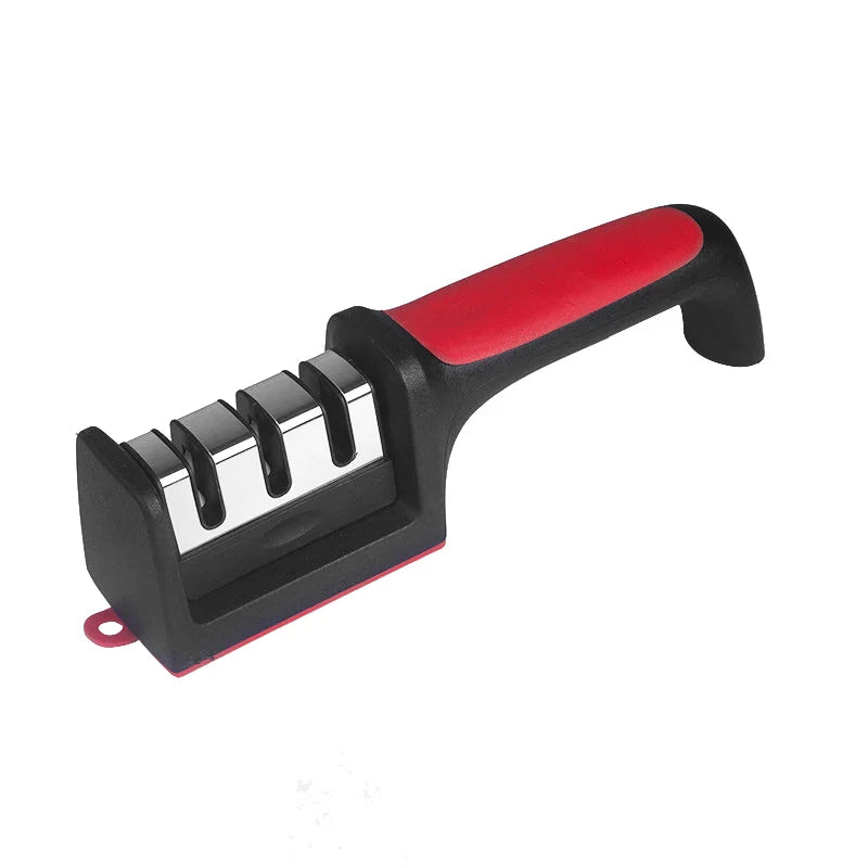 Kitchen Multi-Functional Knife Sharpener Black