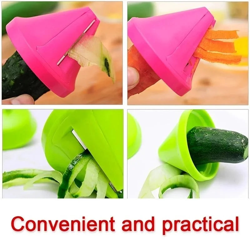 Kitchen Rotating Shredder Spiral Peeler Slicer