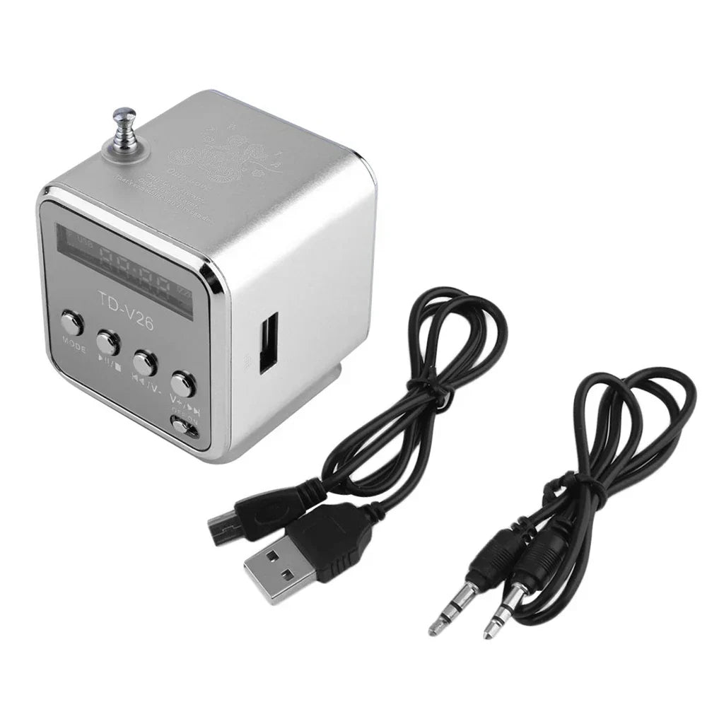 Rechargeable Portable Mini Radio with Bluetooth