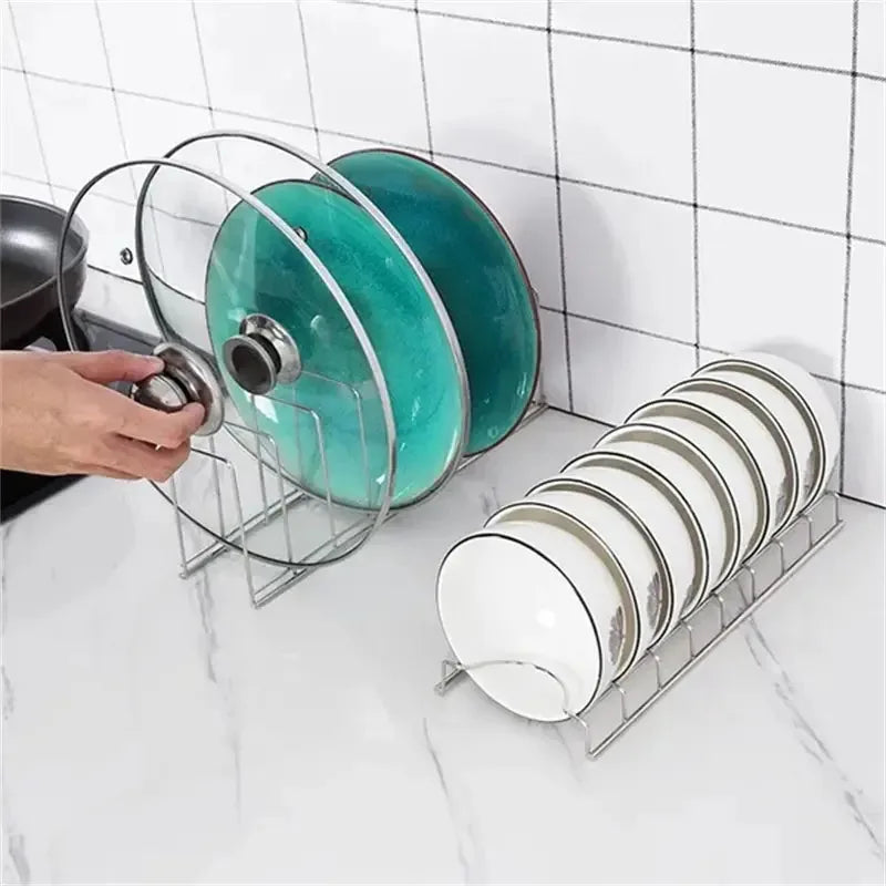 Stainless Steel Kitchen Bowl Organizer Rack