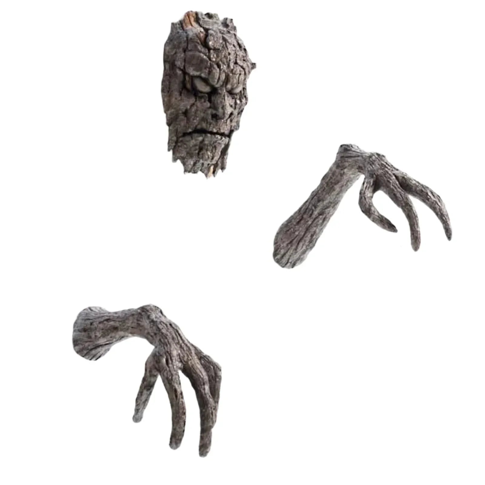 Halloween Tree Demon Face Garden Statue