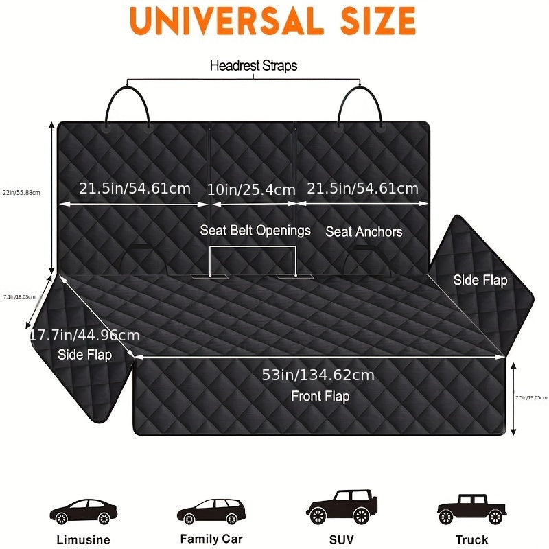 Pet Protector Waterproof Dog Car Mat