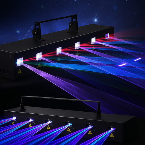 B9 RGB Animation Laser Bar DMX ILDA 6W 12W 18W for Stage