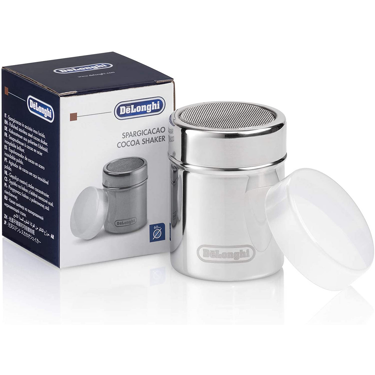 De’Longhi DLSC061 Stainless Steel Cocoa Shaker – 175 ml