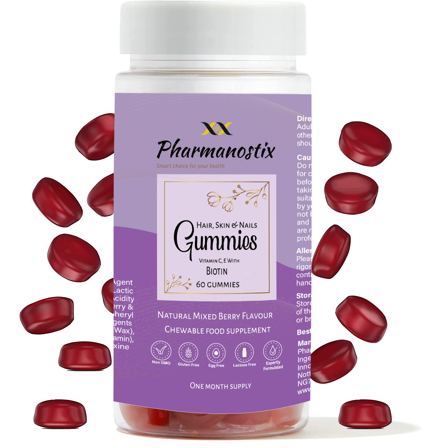 Hair, Skin & Nail Beauty Gummies