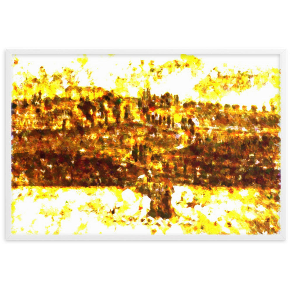 SEEING THE DAWN THROUGH THE DREAM SUPERIOR Framed Poster