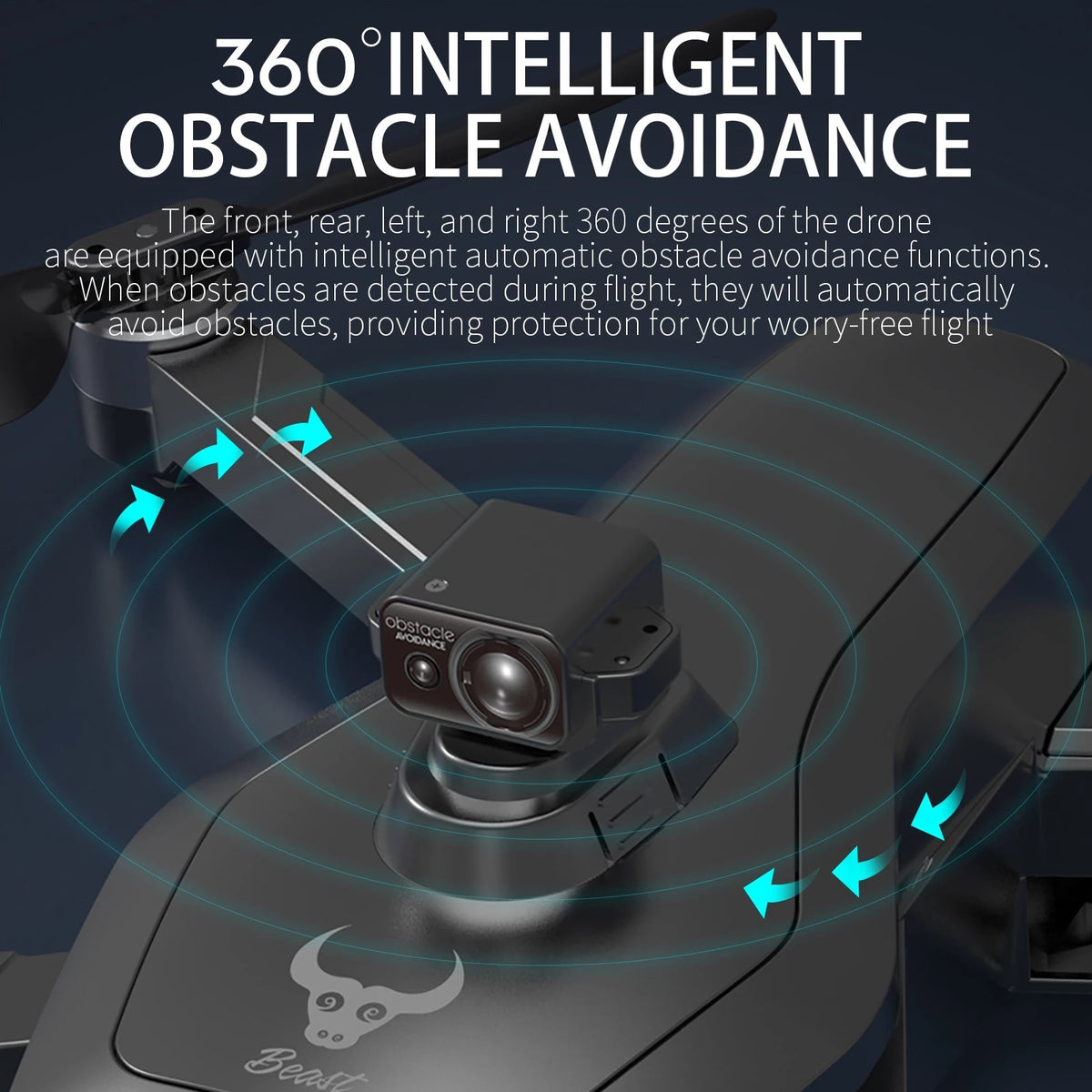 Professional 4K Camera Obstacle Quadcopter 5G FPV Professional Drones