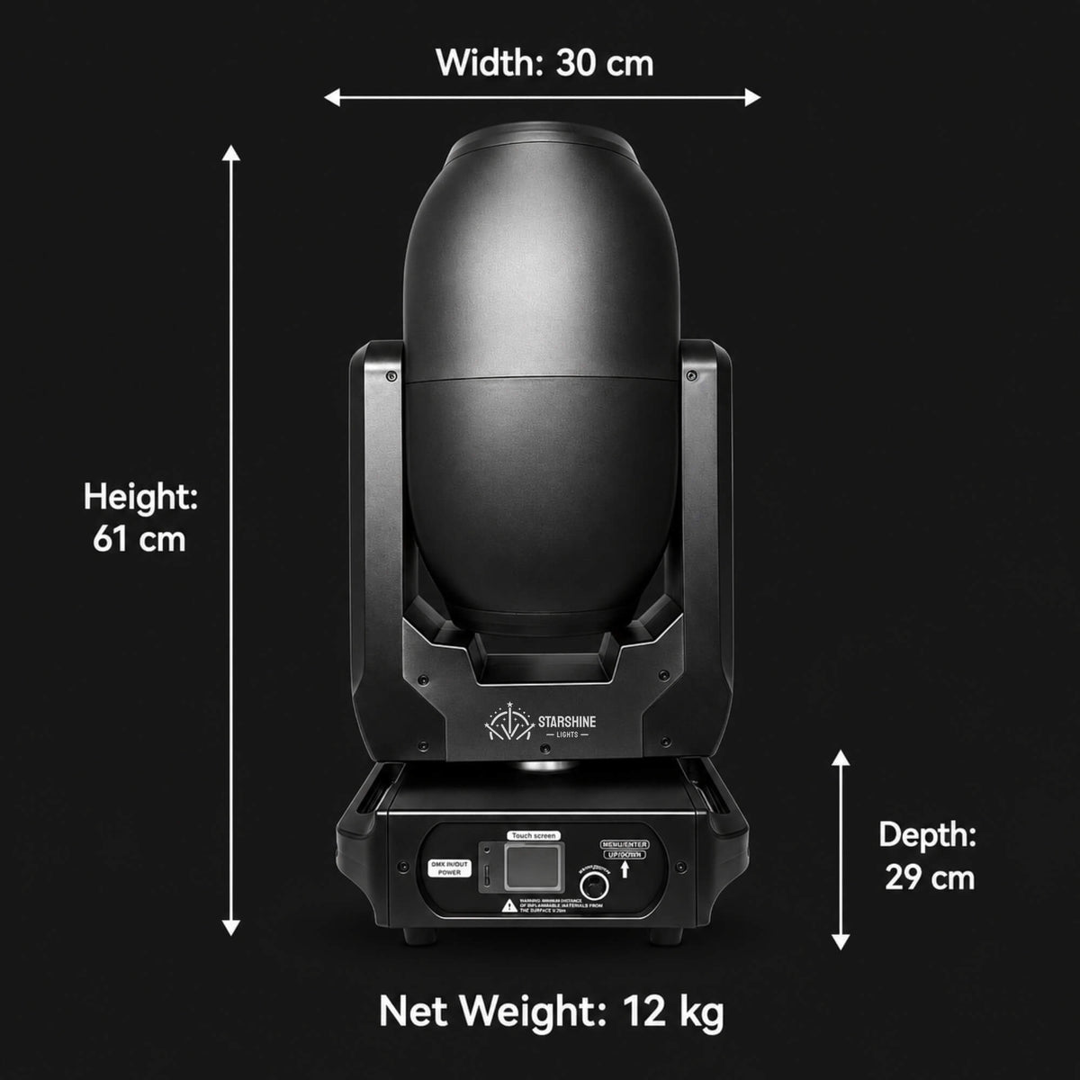 MT8 Dual-Face DMX RGB Moving Head Laser Light 12W for Clubs